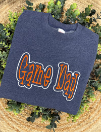 Custom Fun Game Day Embroidered Sweatshirt