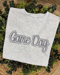 Custom Game Day Script Embroidered Sweatshirt