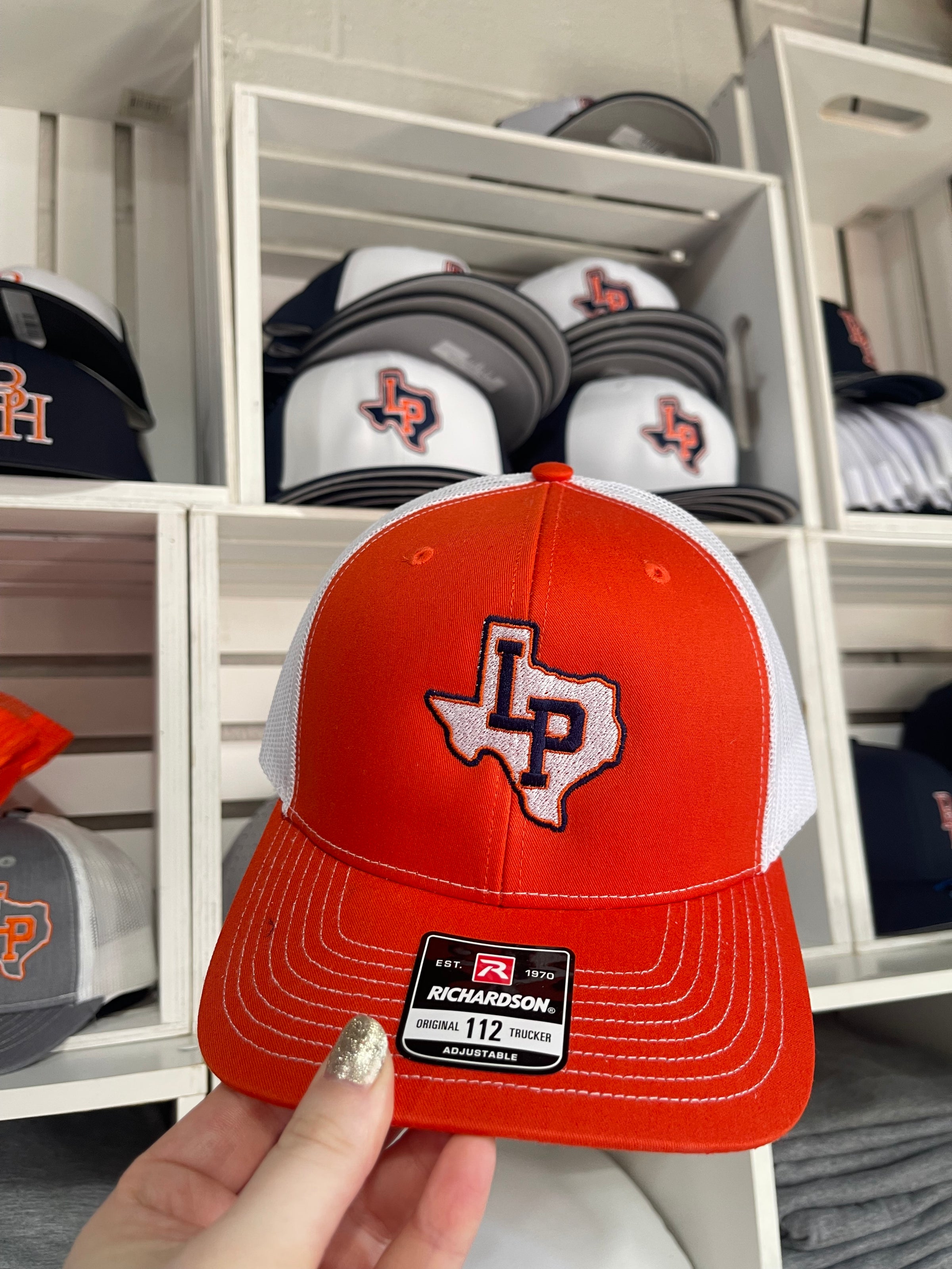 Lady Patriots Richardson 112 Hat - Orange/White