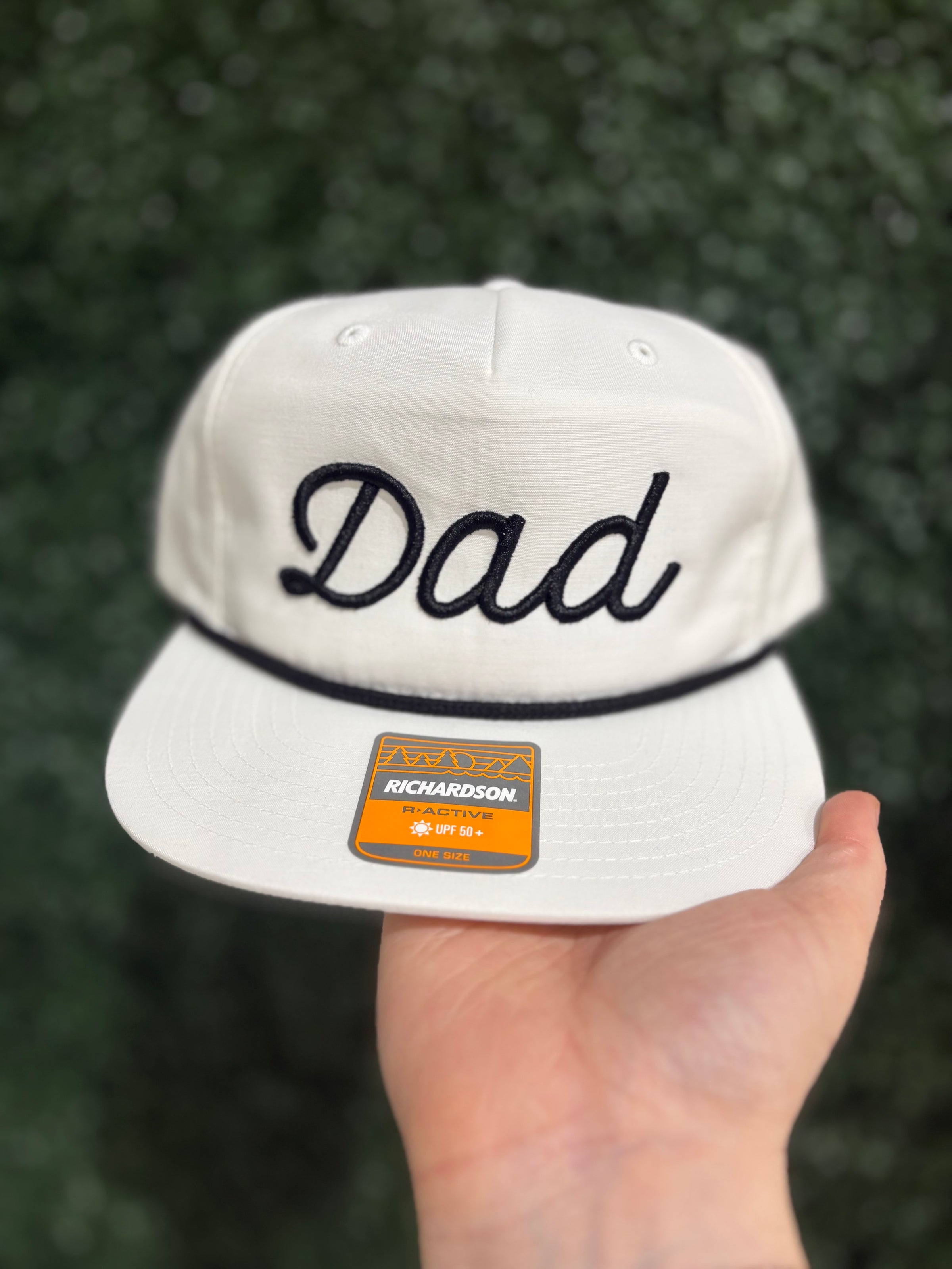 Dad Puff Embroidered Richardson Rope Hat -