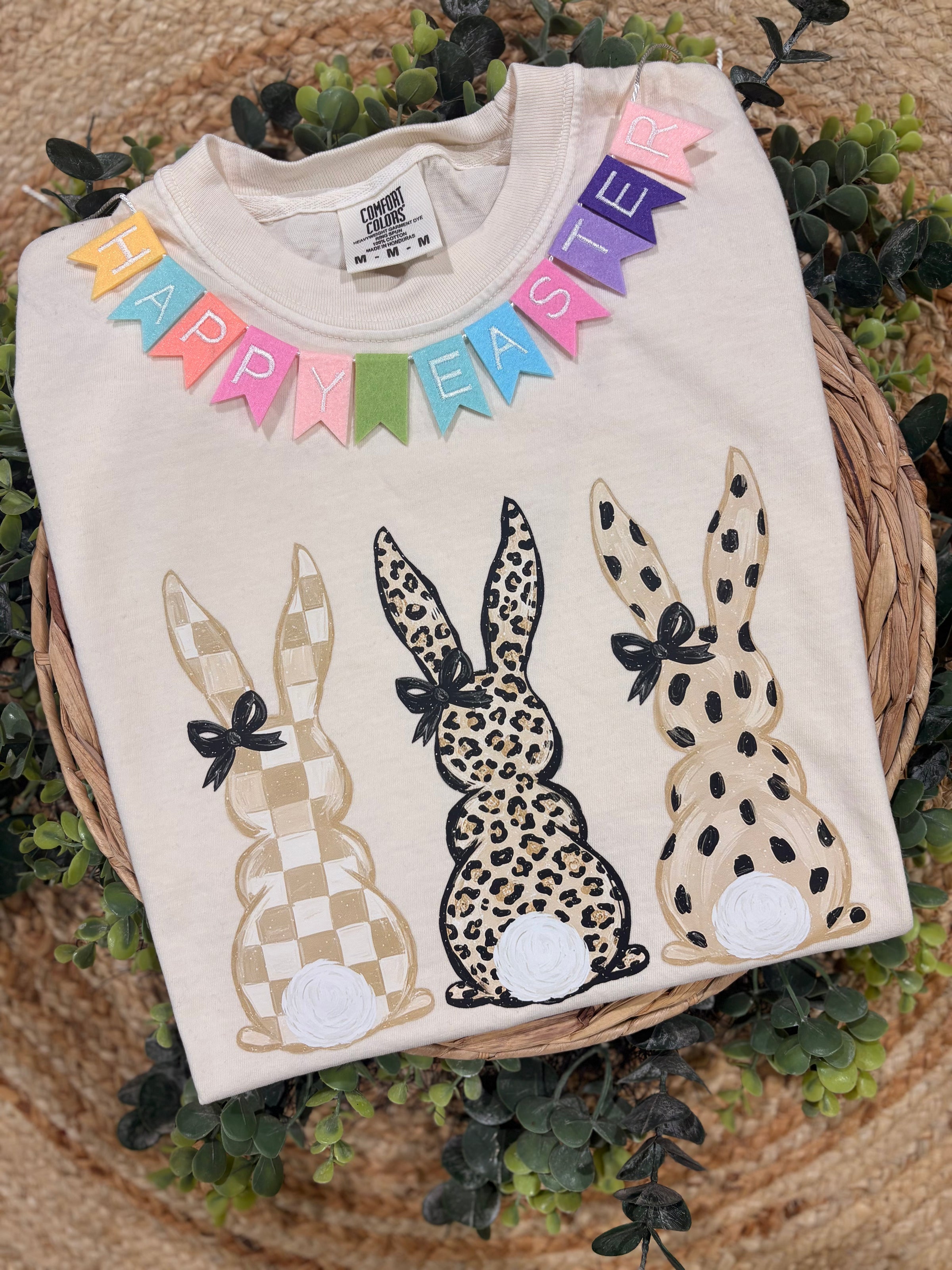 Neutral Bow Bunny Shirt