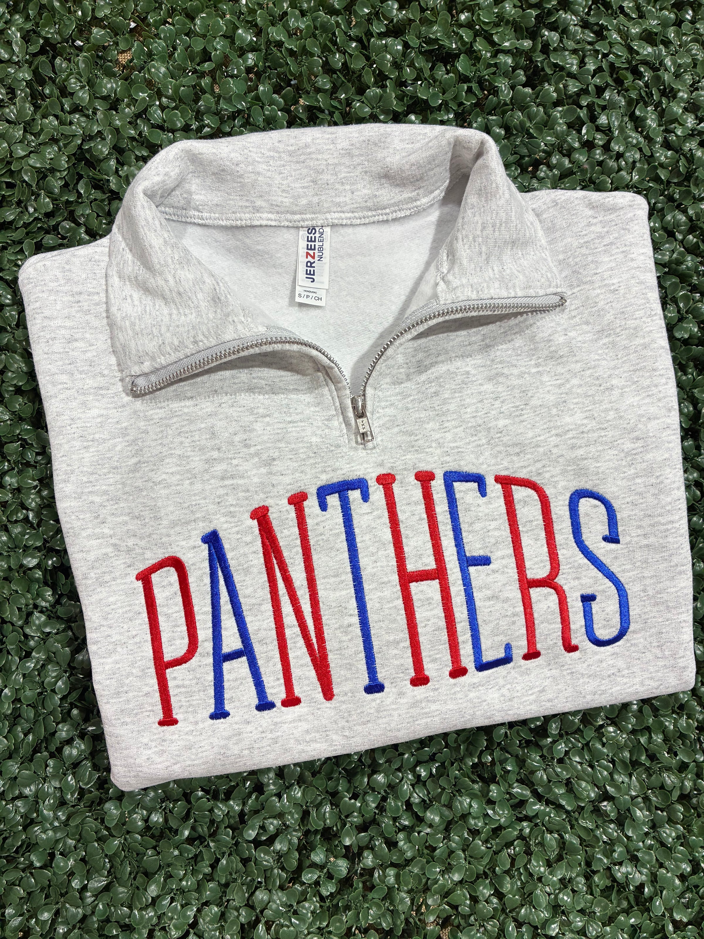 Panthers Embroidered Quarter Zip