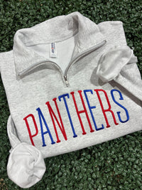 Panthers Embroidered Quarter Zip