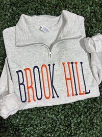Brook Hill Embroidered Quarter Zip