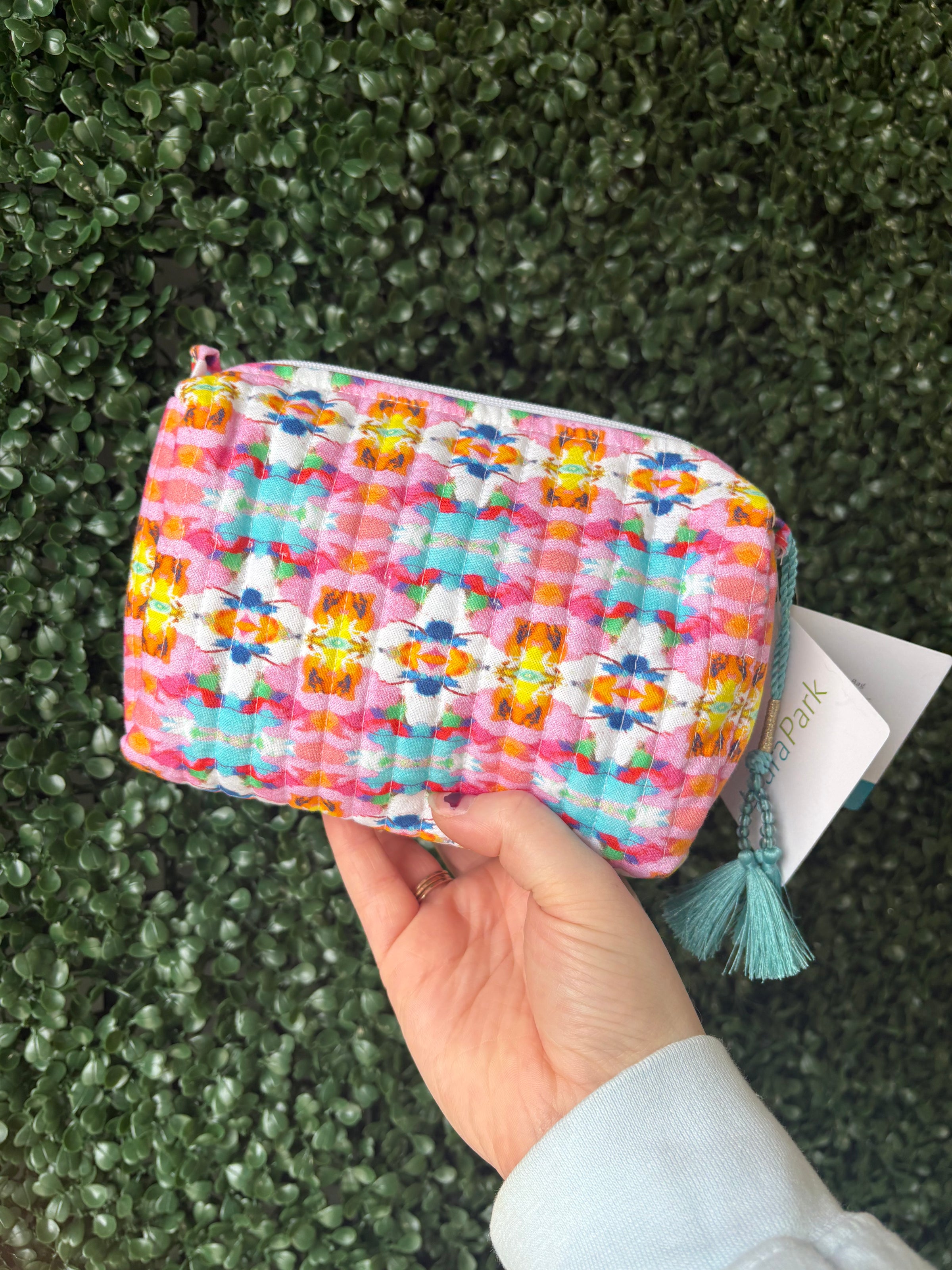 Laura Park Pink Multi Cosmetic Bag