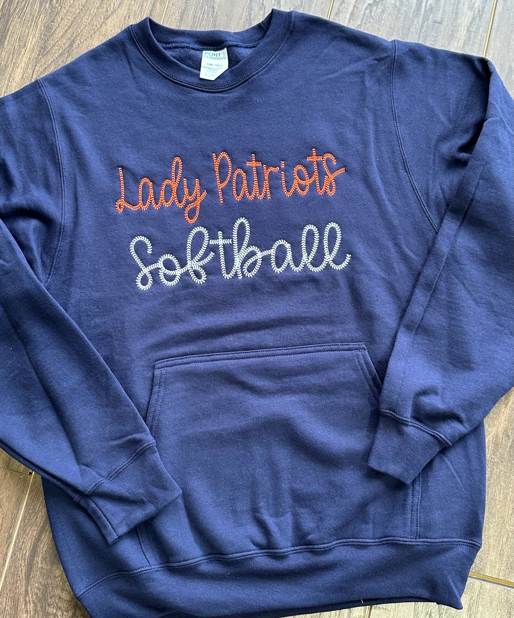 Lady Patriots Laces Sweatshirt with pockets