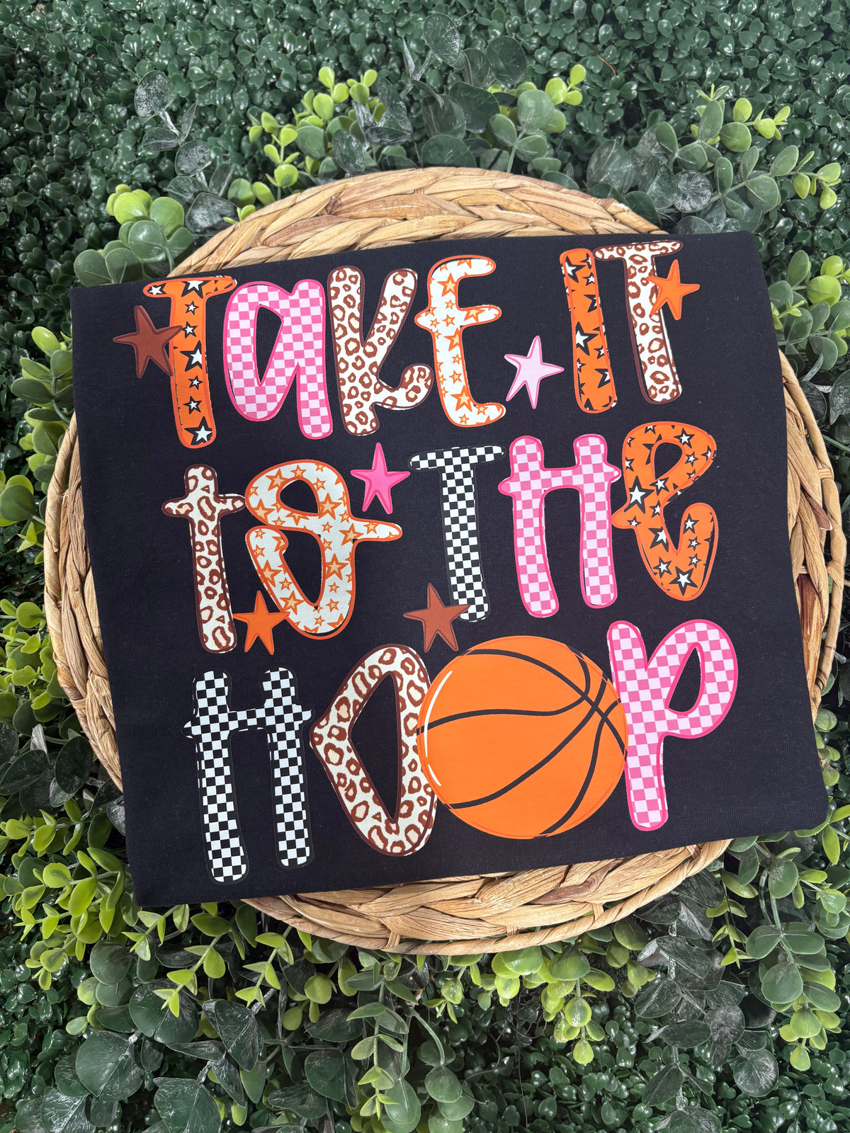 Take It To The Hoop Preppy Basketball Shirt