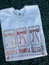 Grateful Thankful Blessed Bella Canvas Tee