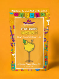 d'Marie Peach Mango Margarita Craft Cocktail Slush Mix