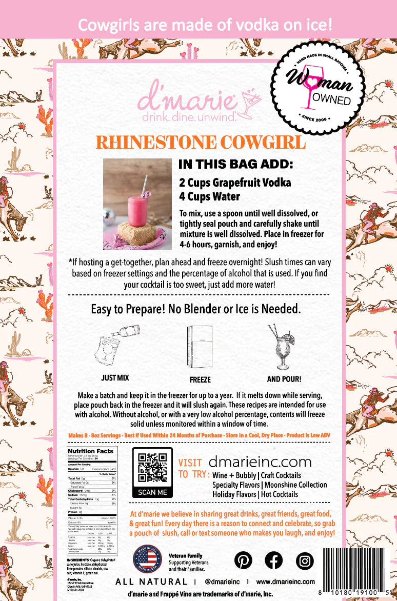 d'Marie Rhinestone Cowgirl Cocktail Mix