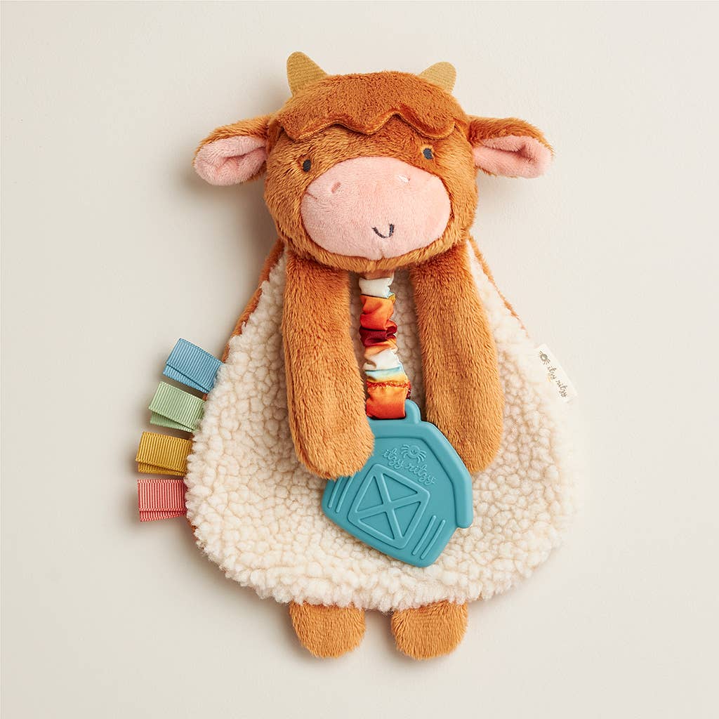 Itzy Ritzy - Highland Cow Itzy Friends Lovey™ Plush