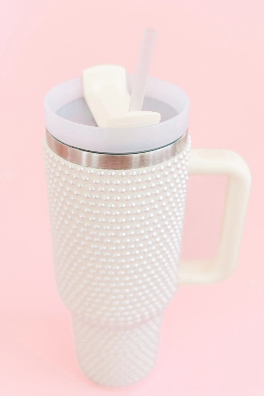 Pearl 40oz Flip Straw Spill Proof Tumbler