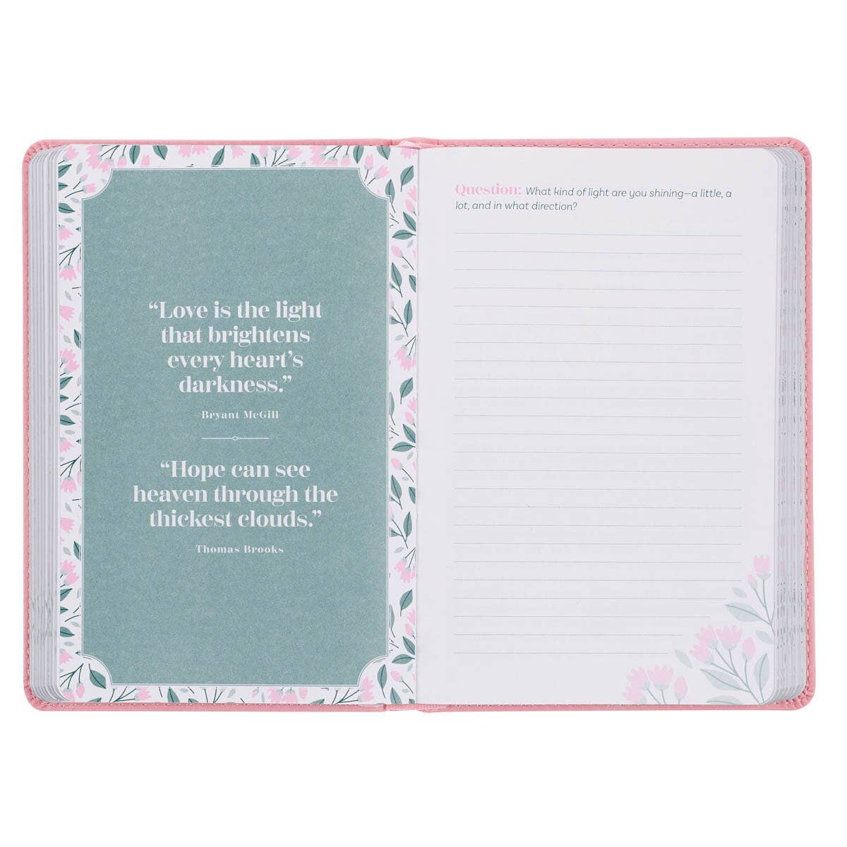 Christian Art Gifts - Devotional Look Up, Girl Faux leather