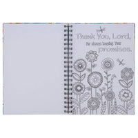Christian Art Gifts - Coloring Book Spiral Prayers & Praises for Girls