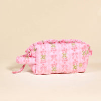 The Darling Effect Essentials Quilted Cosmetic Pouch–Oh So Fancy Pink