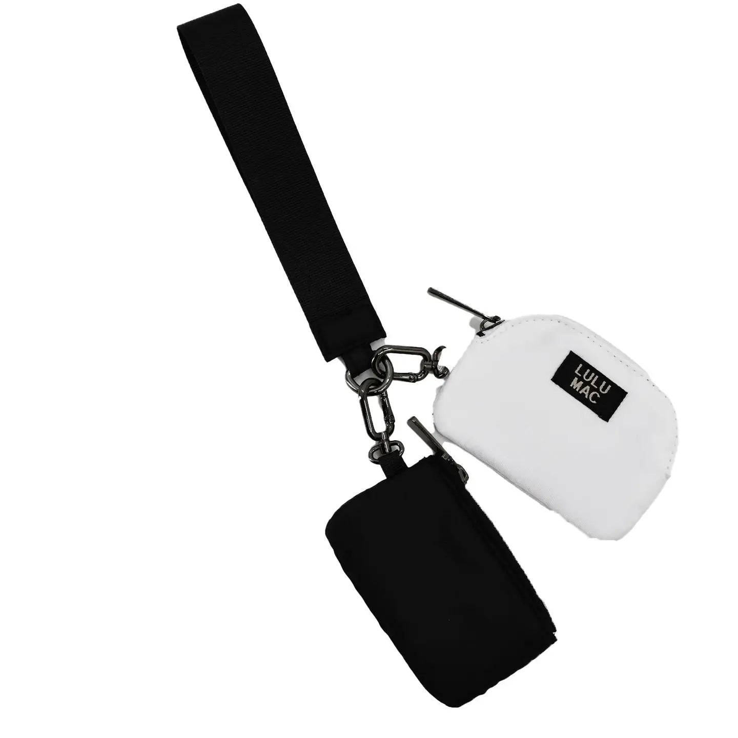Lulu Mac Wristlet Wallet Duo - White/Black