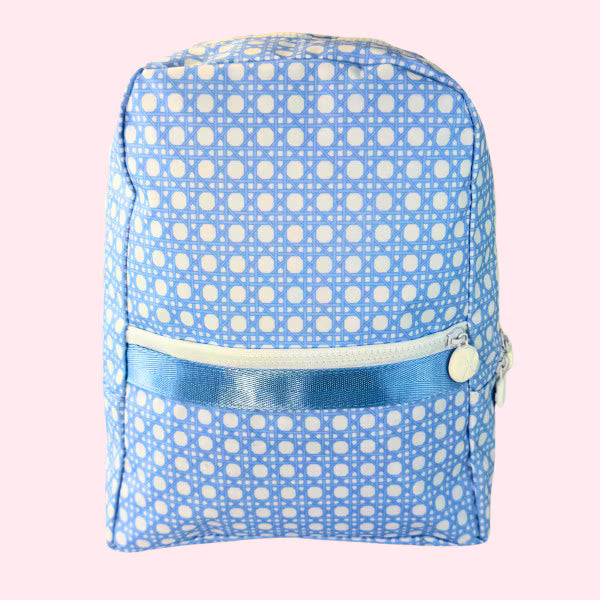Oh Mint!  Baby Blye Bungalow Small Wipeable Backpack