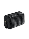 Shiraleah Black Shine Ezra Cosmetic Pouch - Large