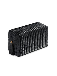 Shiraleah Black Shine Ezra Cosmetic Pouch - Large