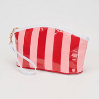 Sensibling Corp. - Striped Cosmetic Wristlet Pouch Bag