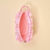 The Darling Effect Essentials Quilted Cosmetic Pouch–Oh So Fancy Pink