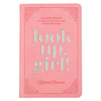 Christian Art Gifts - Devotional Look Up, Girl Faux leather