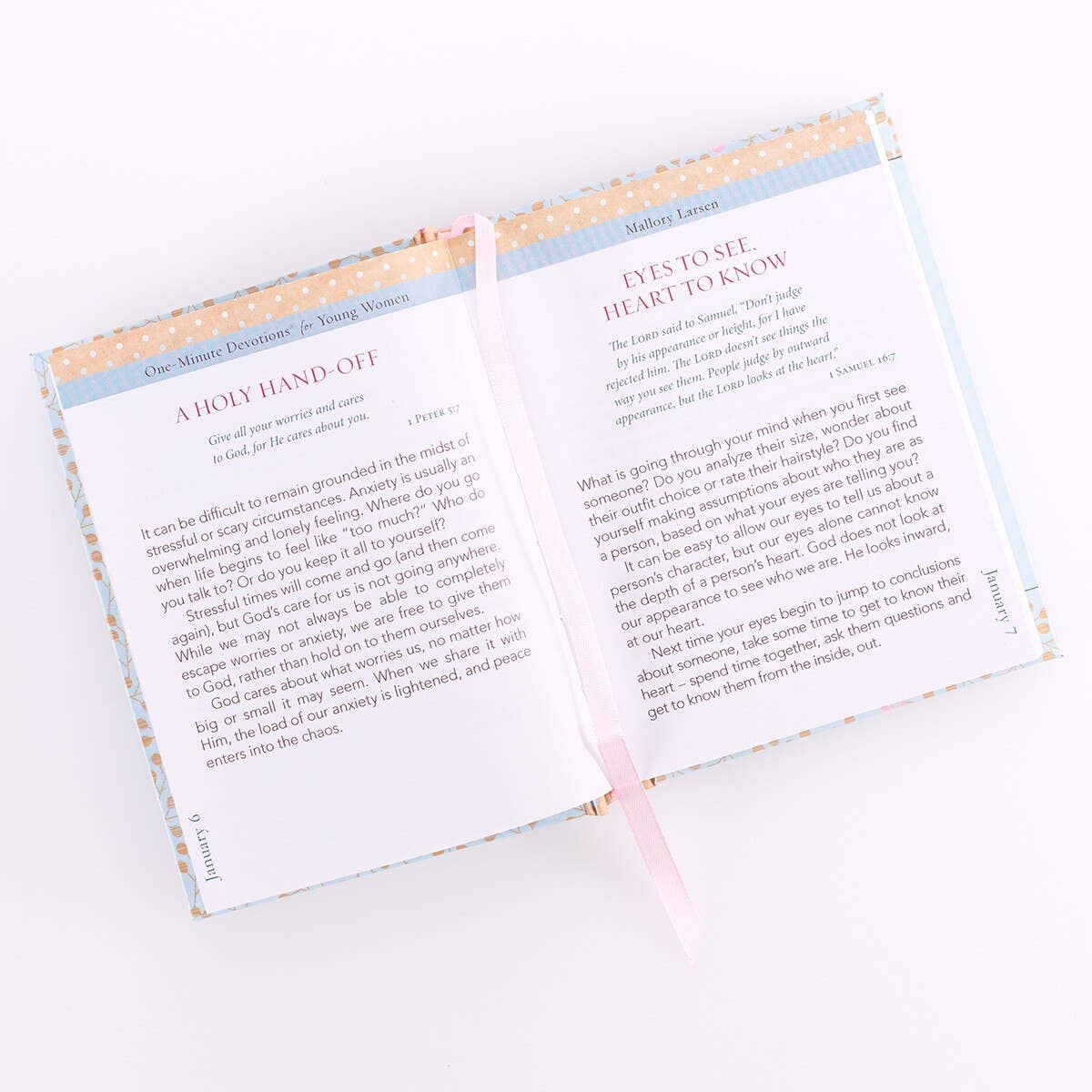 Christian Art Gifts - One-Minute Devotions for Young Women Padded Hardcover