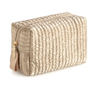 Shiraleah Champagne Shine Ezra Cosmetic Pouch - Large