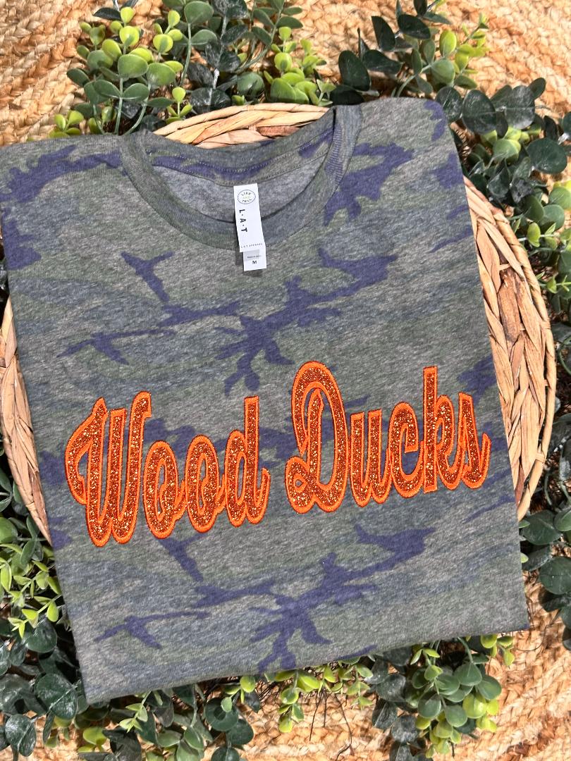 Custom Team Name Glitter Applique Shirt