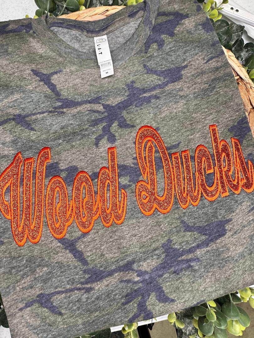 Custom Team Name Glitter Applique Shirt