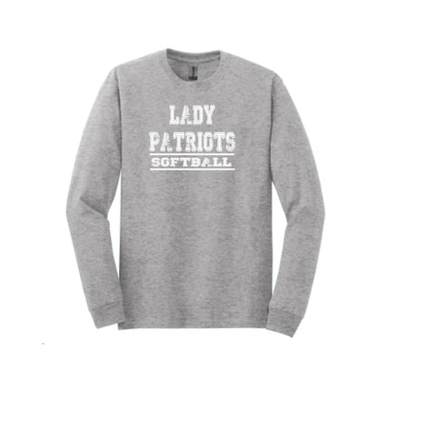 Lady Patriots Gildan Long Sleeve - Athletic Gray