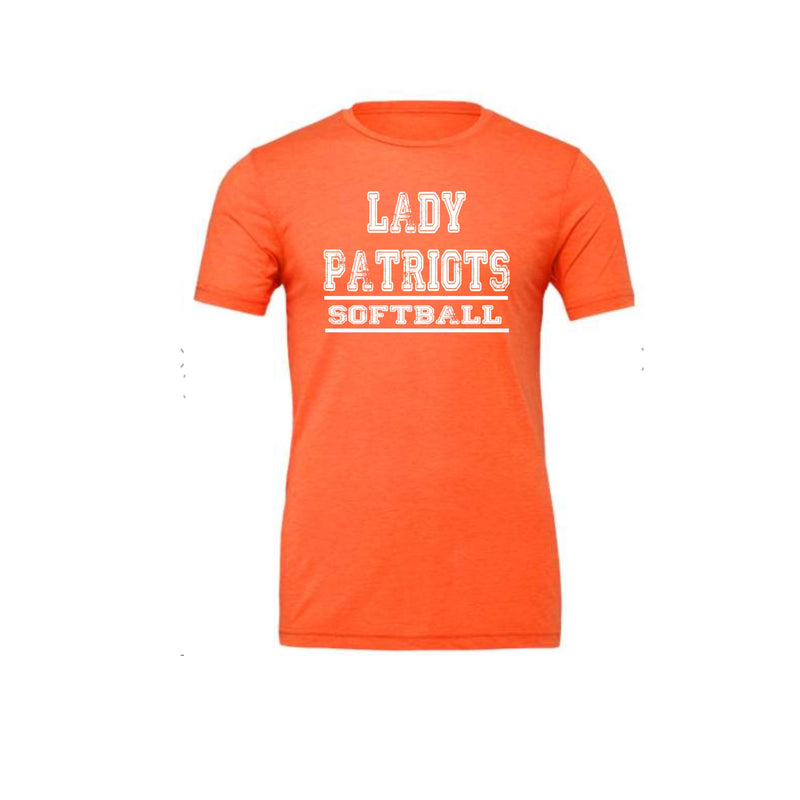 Lady Patriots Bella Canvas Tee - Orange